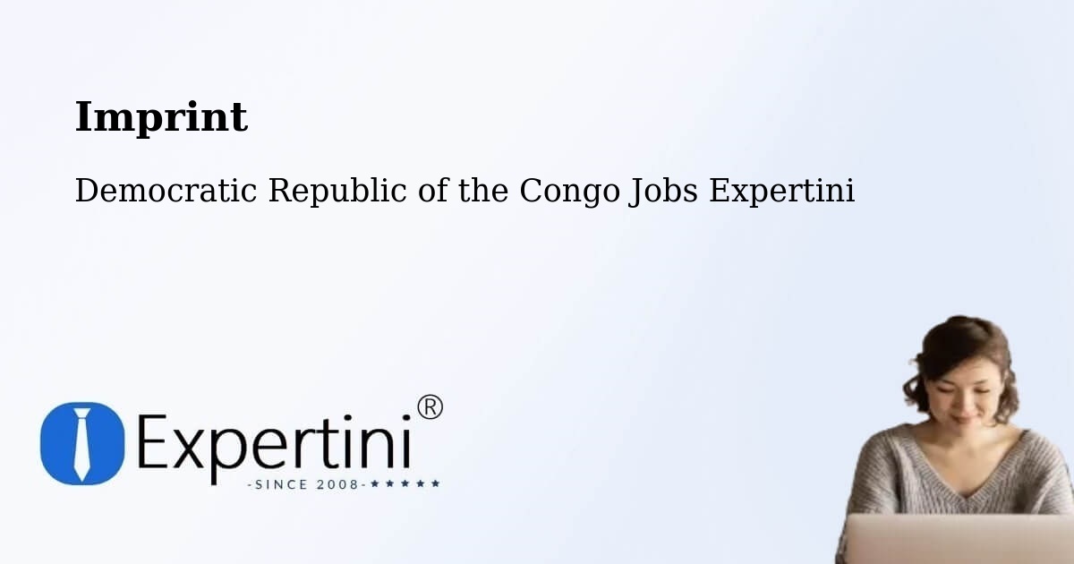 Imprint – Kampene - Democratic Republic of the Congo Jobs Expertini
