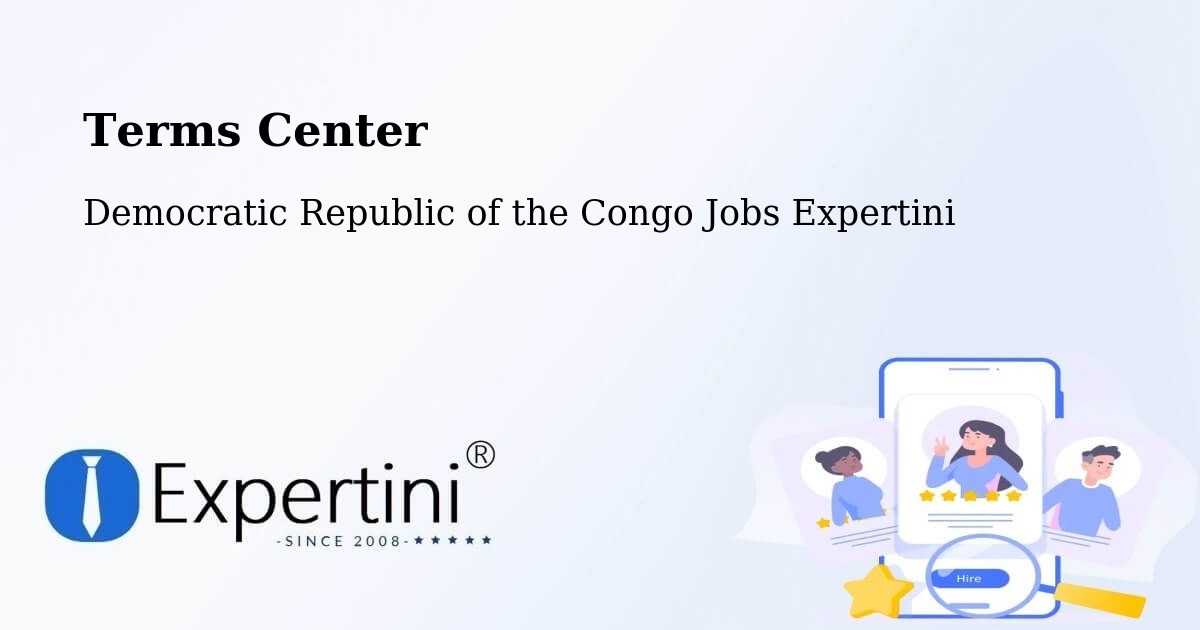 Terms of Service – Kampene - Democratic Republic of the Congo Jobs Expertini